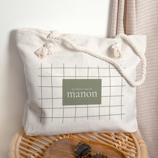 Sac cabas Objets Anse en corde Mon fourre-tout photo