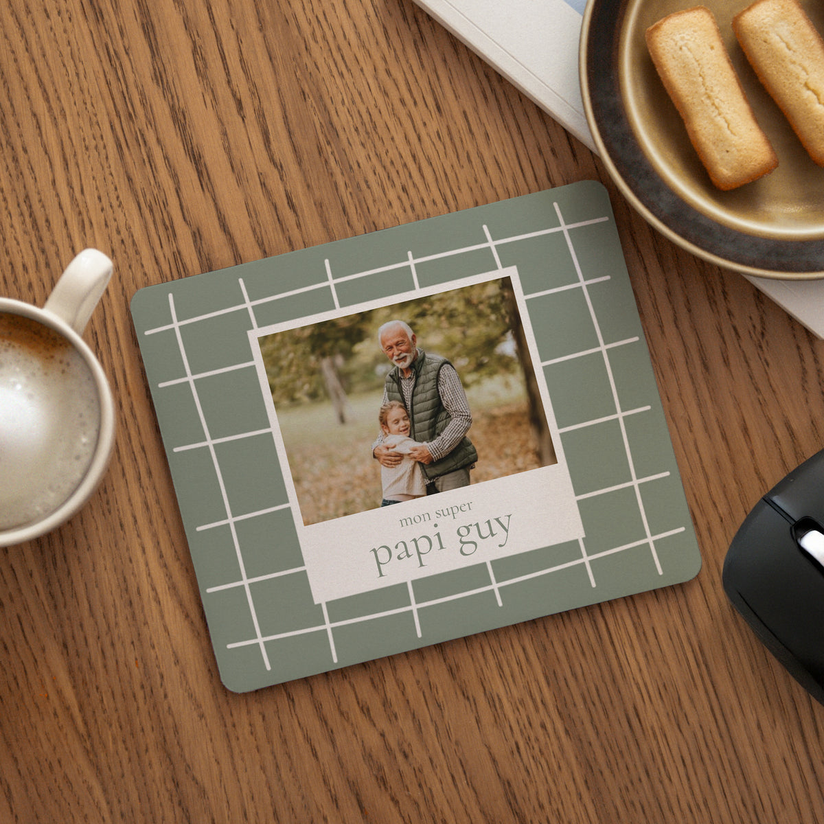 Tapis de souris Objets Rectangle Quadrillage de papi photo N° 1