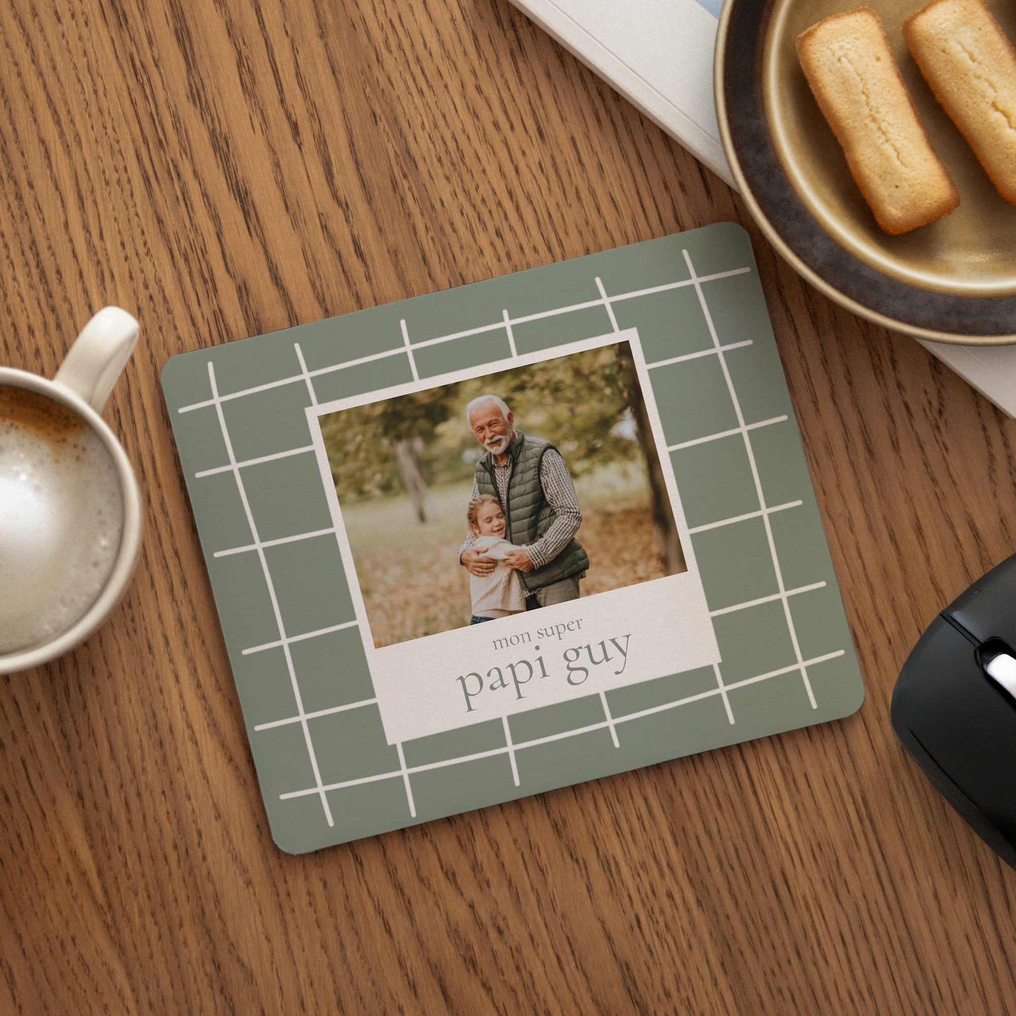 Tapis de souris Objets Rectangle Quadrillage de papi photo N° 1