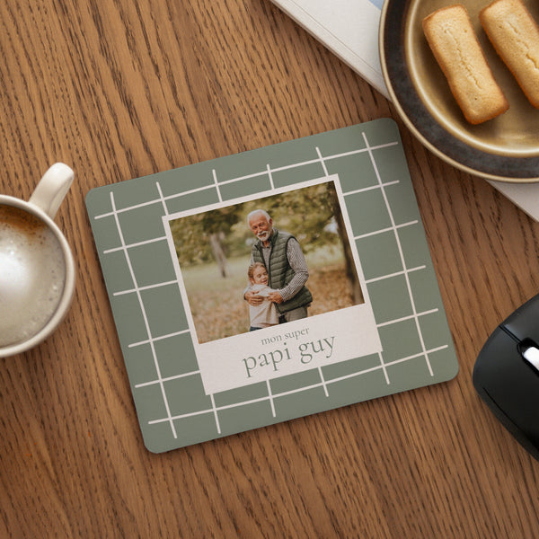 Tapis de souris Objets Rectangle Quadrillage de papi photo