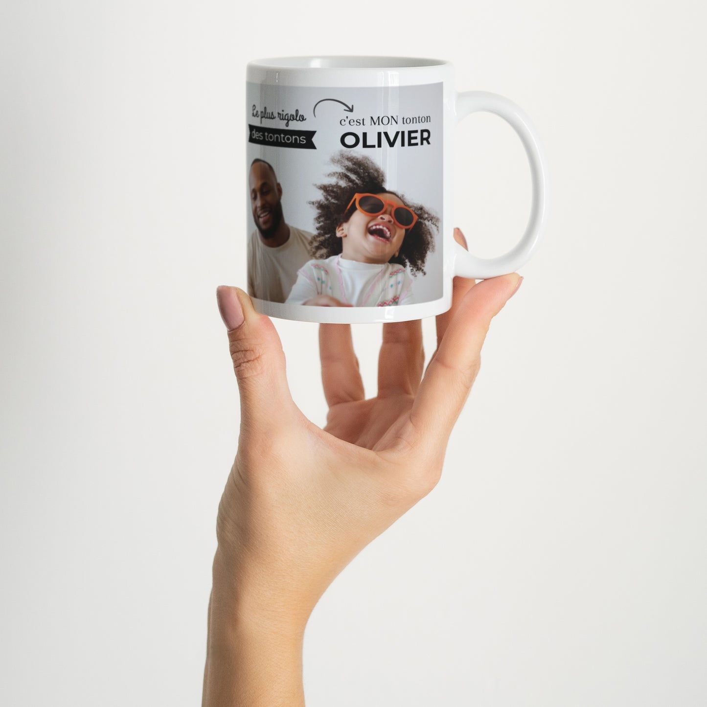 Mug Objets Blanc Tonton adoré photo N° 2