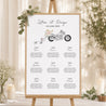 Plan de table Mariage Portrait Harley fleurie photo N° 1