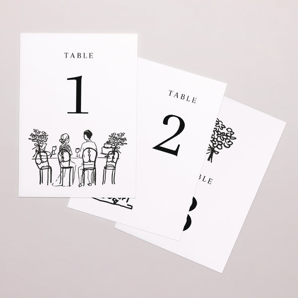 Marque table Mariage Rectangle Vive les jeunes mariés photo