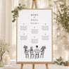 Plan de table Mariage Portrait Vive les jeunes mariés photo N° 1