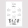 Plan de table Mariage Portrait Vive les jeunes mariés photo N° 2