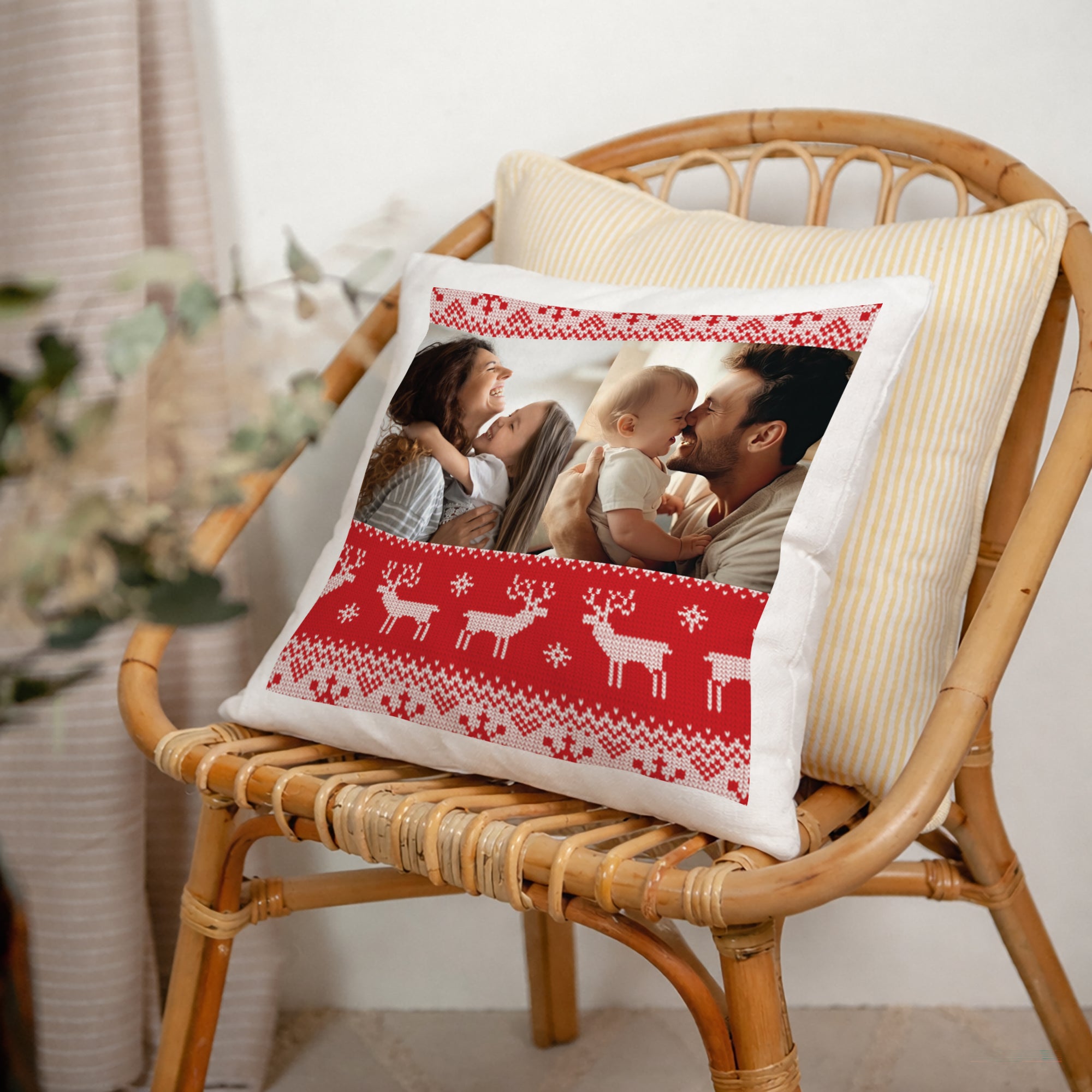 Coussin Objets Beige naturel Pôle Nord photo N° 2