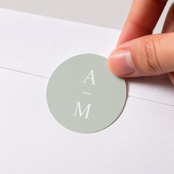 Sticker Mariage Rond Branche d'olivier III photo
