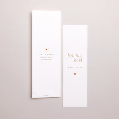 Carte de Noel Fin d'année Marque-page photo Mille et un cadeaux photo N° 3