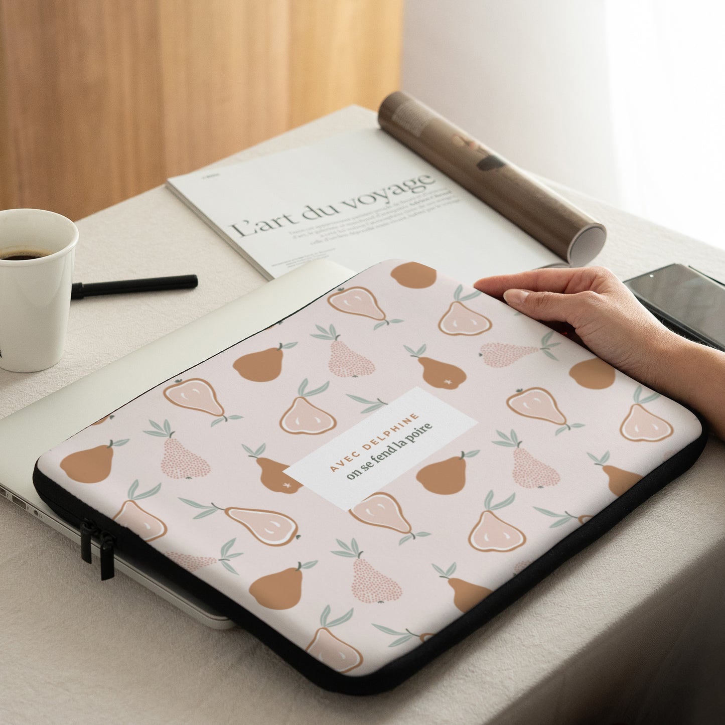 Housse ordinateur 15 pouces On se fend la poire photo N° 2