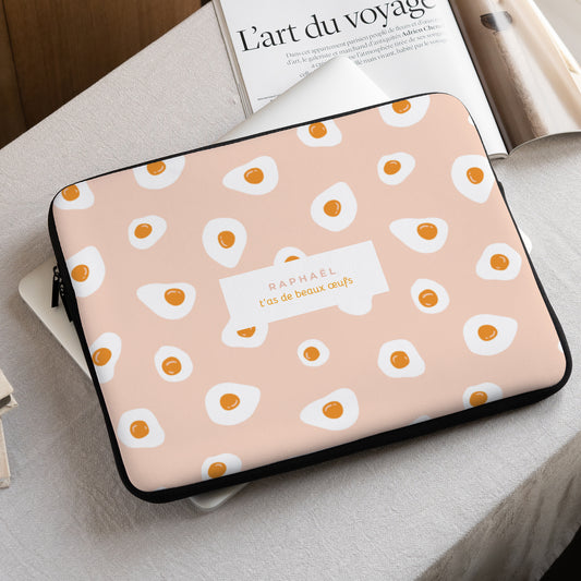 Housse ordinateur 15 pouces Beaux Oeufs photo