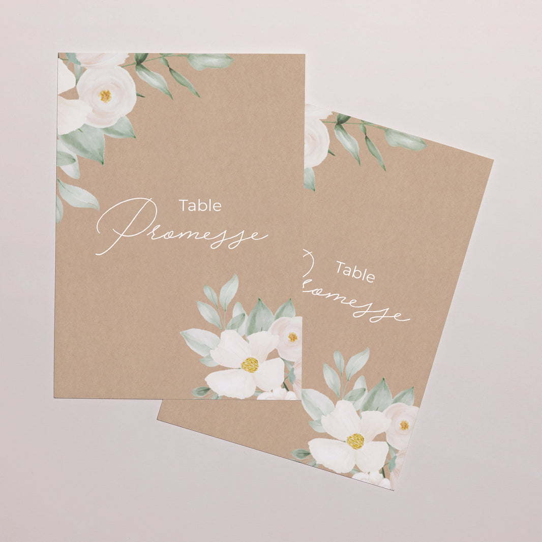 Marque table Mariage Rectangle Romance photo N° 2