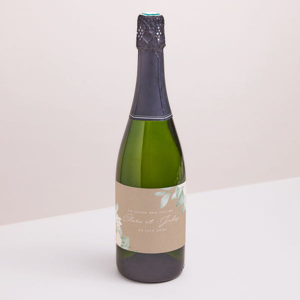 Etiquette bouteille Mariage Paysage Romance II photo