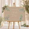 Panneau bienvenue Mariage Paysage 90 x 60 cm Parade végétale photo N° 1