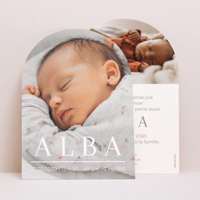 Faire-part naissance fille