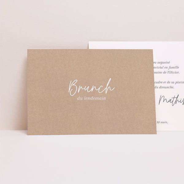 Invitations Mariage Paysage Shakespeare II photo