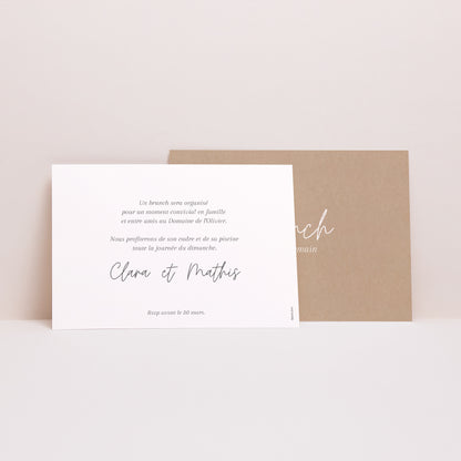 Invitations Mariage Paysage Shakespeare 2 photo N° 2