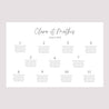 Plan de table Mariage Paysage 90 x 60 cm Shakespeare II photo N° 2