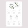 Plan de table Mariage Portrait 60 x 90 cm Majéline photo N° 2