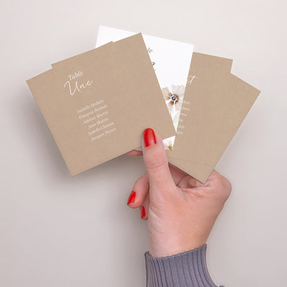 Plan de table Mariage Lot de 12 Camélise photo N° 3