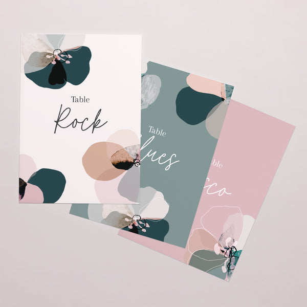 Marque table Mariage Rectangle Brunelle photo