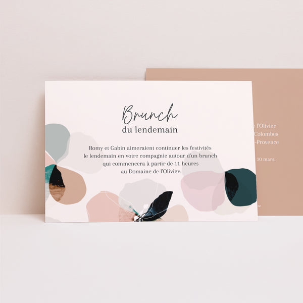 Invitations Mariage Paysage Brunelle photo