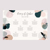 Plan de table Mariage Paysage 90 x 60 cm Brunelle photo N° 2
