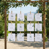 Plan de table Mariage Lot de 12 Couronne végétale photo N° 2