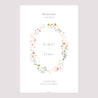 Panneau bienvenue Mariage Portrait 60 x 90 cm Fleurs d'été photo N° 2