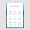 Plan de table Mariage Portrait Océan d'amour photo N° 2