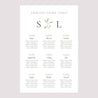Plan de table Mariage Portrait 60 x 90 cm Brin Romantique III photo N° 2