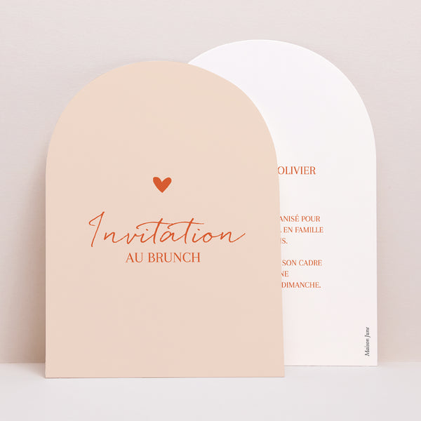 Invitations Mariage Petite arche Amour toujours photo