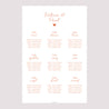 Plan de table Mariage Portrait 60 x 90 cm Amour toujours photo N° 2
