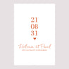 Panneau bienvenue Mariage Portrait 60 x 90 cm Amour toujours photo N° 2