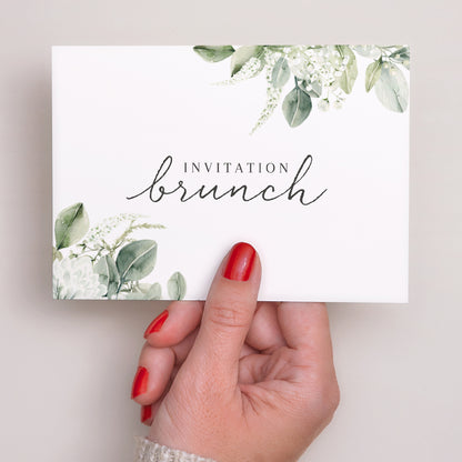 Invitations Mariage Paysage Naturel Romantique photo N° 3