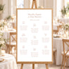 Plan de table Mariage Portrait 60 x 90 cm Typographie élégante II photo N° 1