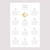 Plan de table Mariage Portrait Trio romantique photo N° 2