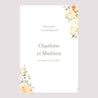 Panneau bienvenue Mariage Portrait 60 x 90 cm Trio romantique photo N° 2