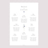 Plan de table Mariage Portrait Couronne Florale Champêtre photo N° 2