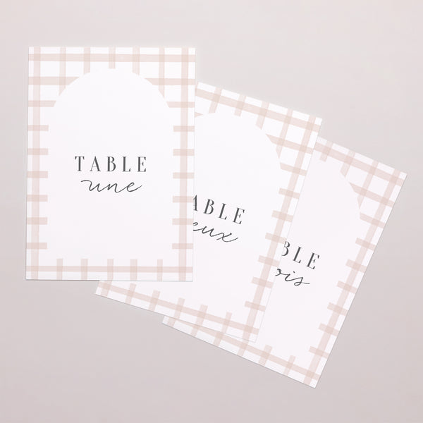 Marque table Mariage Rectangle À la campagne photo