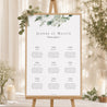 Plan de table Mariage Portrait Encadré végétal photo N° 1