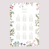 Plan de table Mariage Portrait 60 x 90 cm Couronne vintage photo N° 2