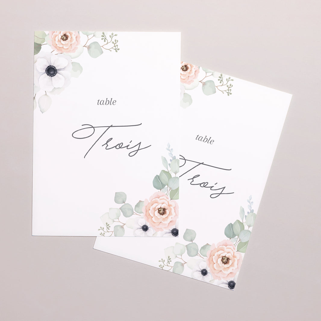 Marque table Mariage Rectangle Romance photo N° 2