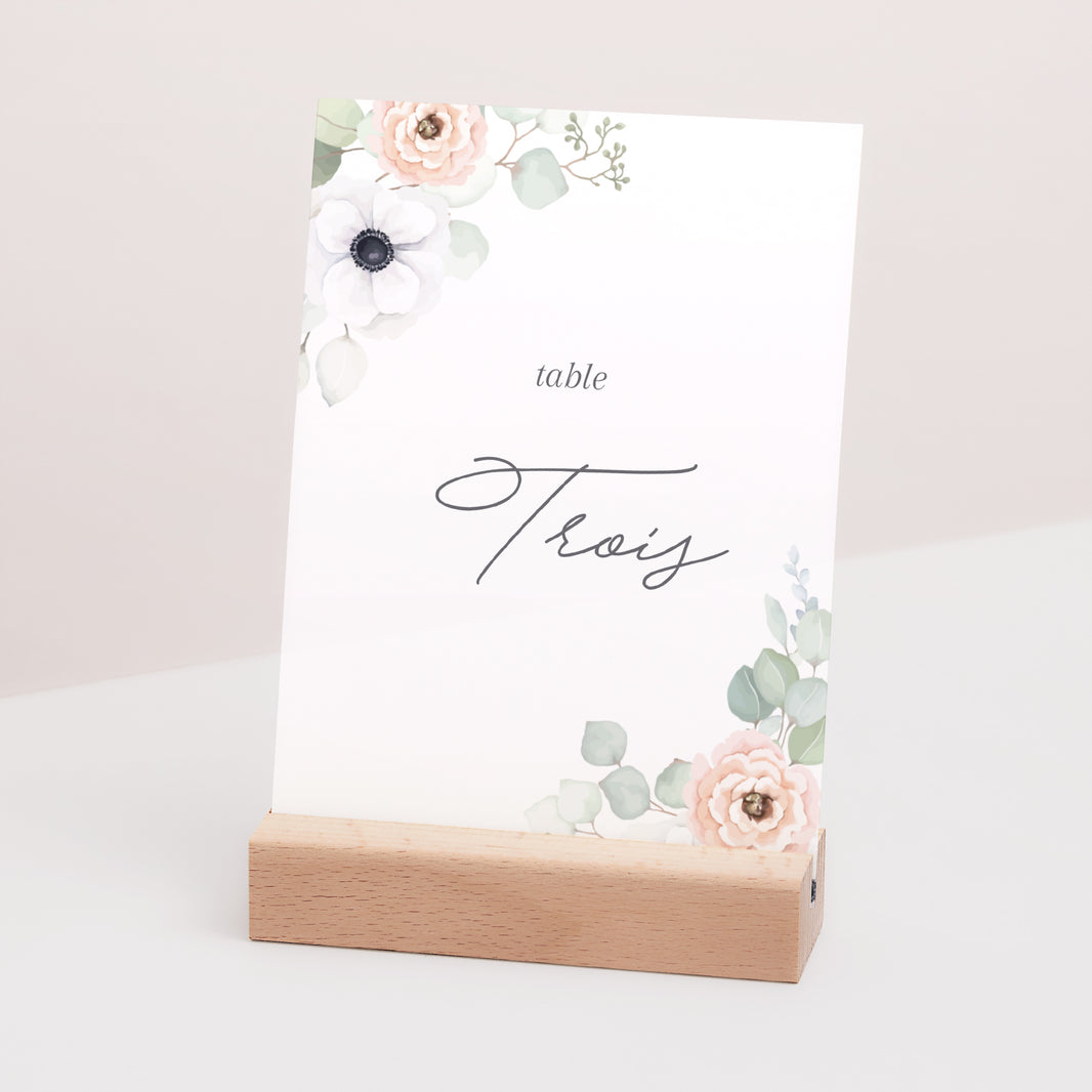 Marque table Mariage Rectangle Romance photo N° 3