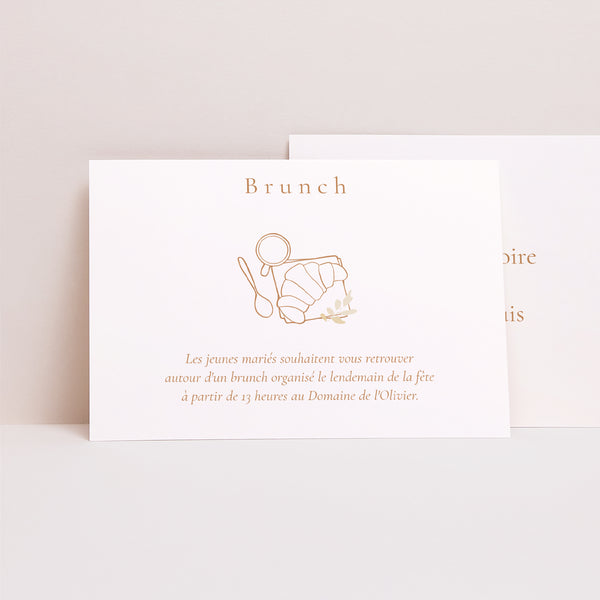 Invitations Mariage Paysage Pochette fleurie photo