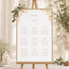 Plan de table Mariage Portrait Pochette fleurie photo N° 1