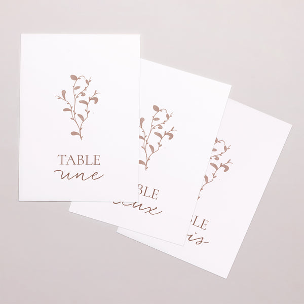 Marque table Mariage Rectangle Couronne dorure élégante photo