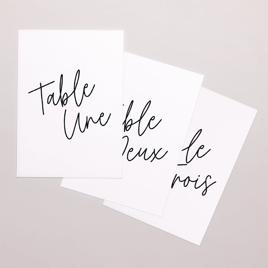 Marque table Mariage Rectangle Pacôme photo