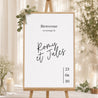 Panneau bienvenue Mariage Portrait 60 x 90 cm Pacôme photo N° 1