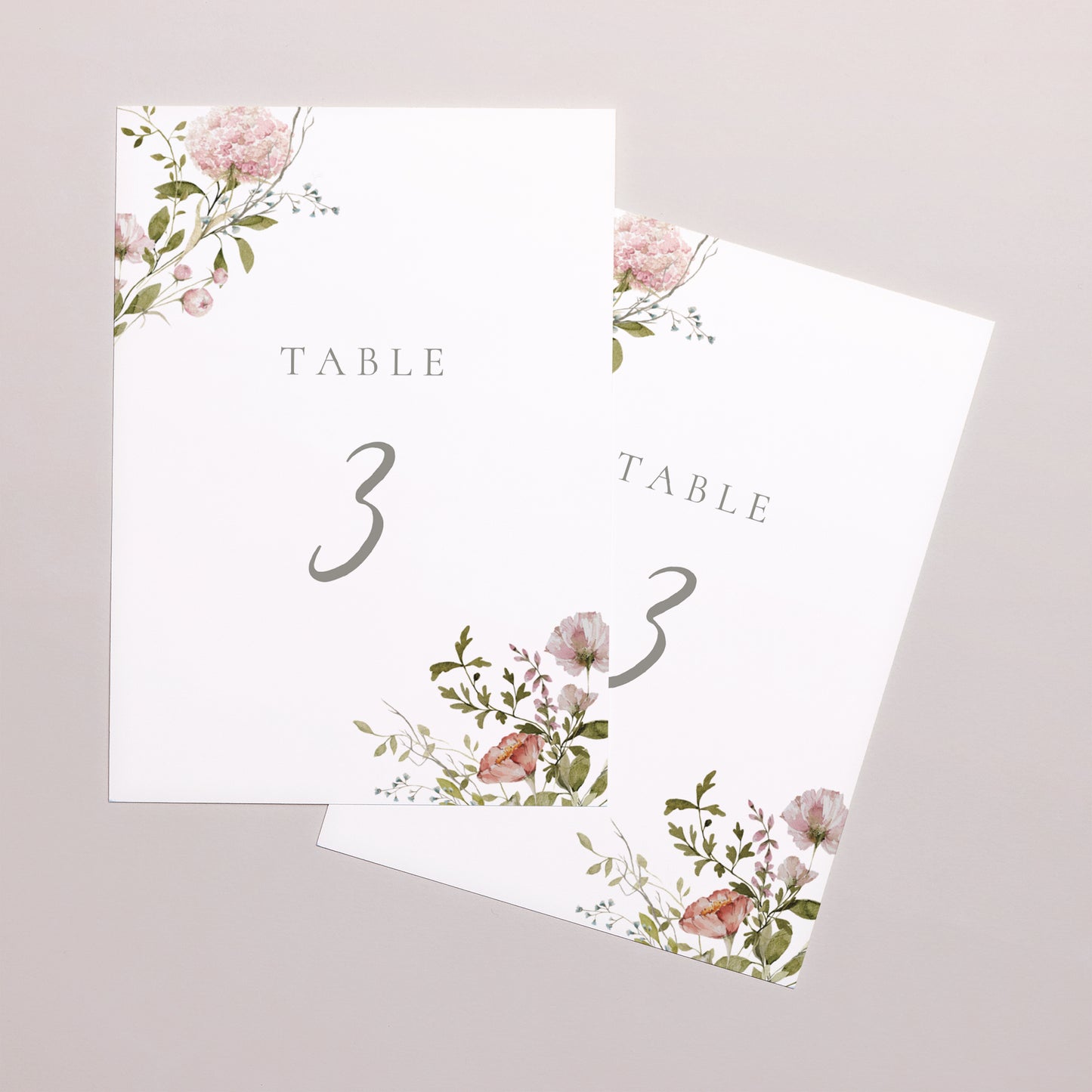 Marque table Mariage Rectangle Couronne fleurie photo N° 2