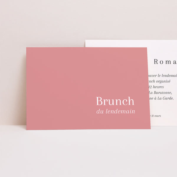 Invitations Mariage Paysage Cornaline photo